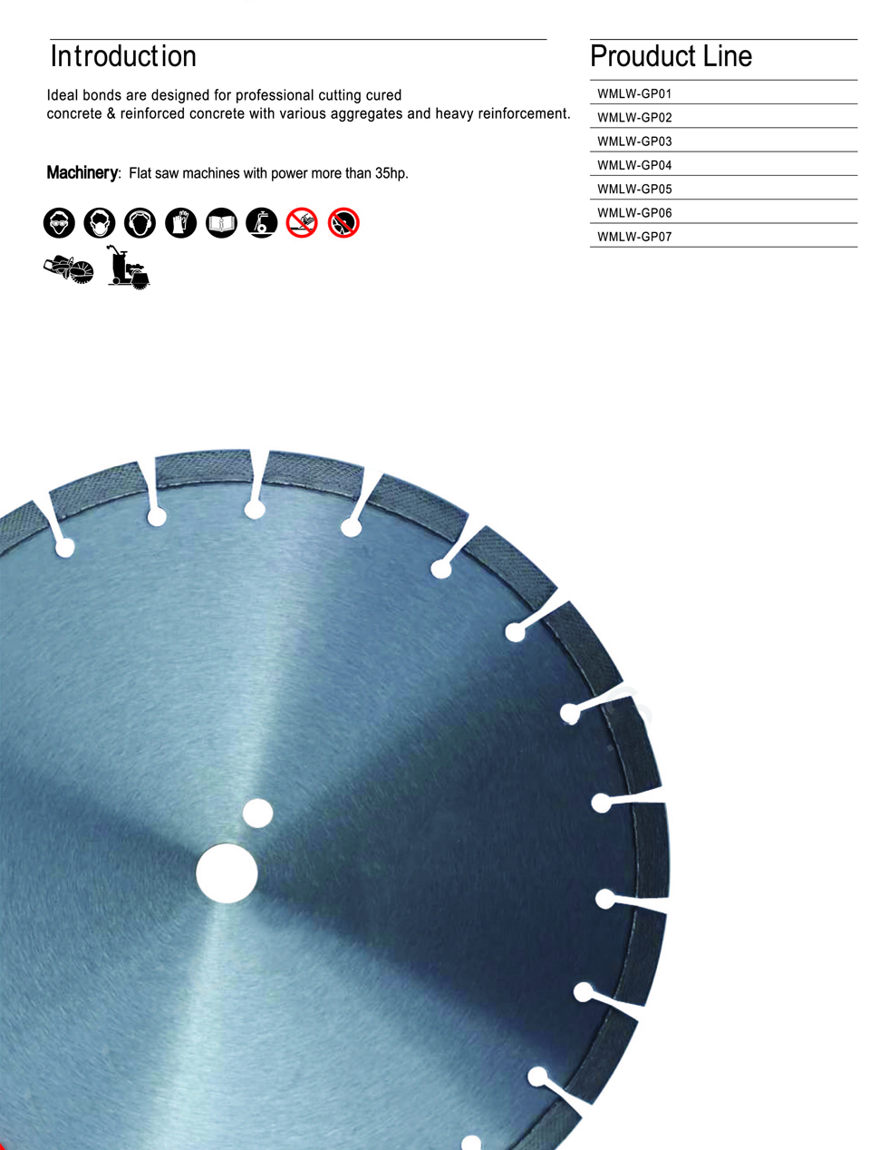 Laser Welded Saw Blade For Cured & Reinforced Concrete