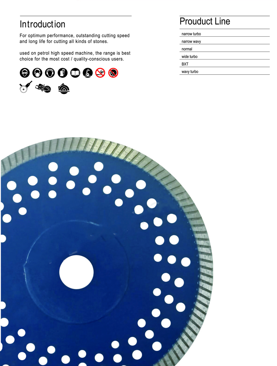 Hot Pressed Turbo Saw Blade